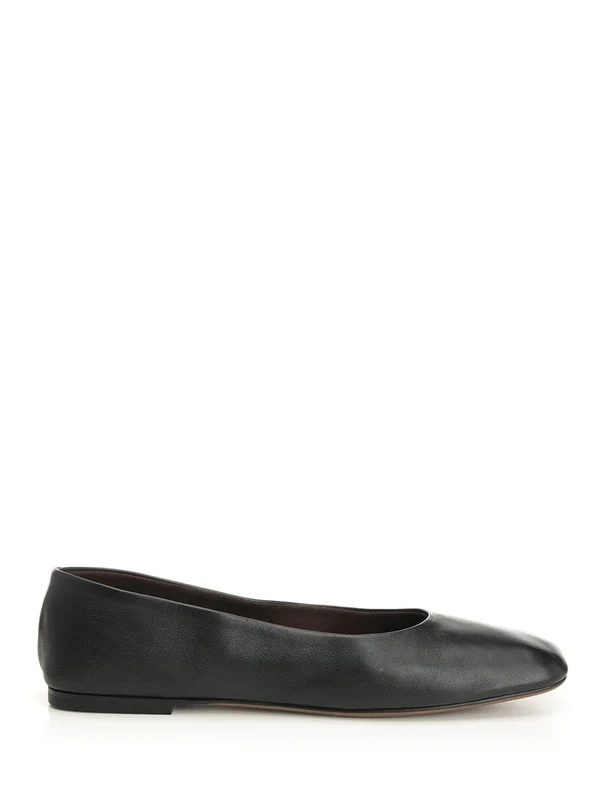 The Row Black Flat Shoes