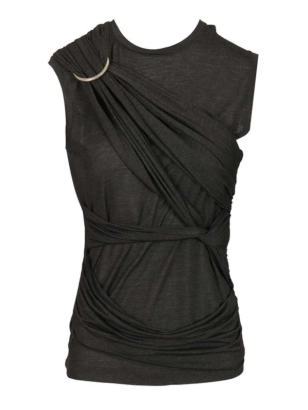 Durazzi Milano Black Sleeveless