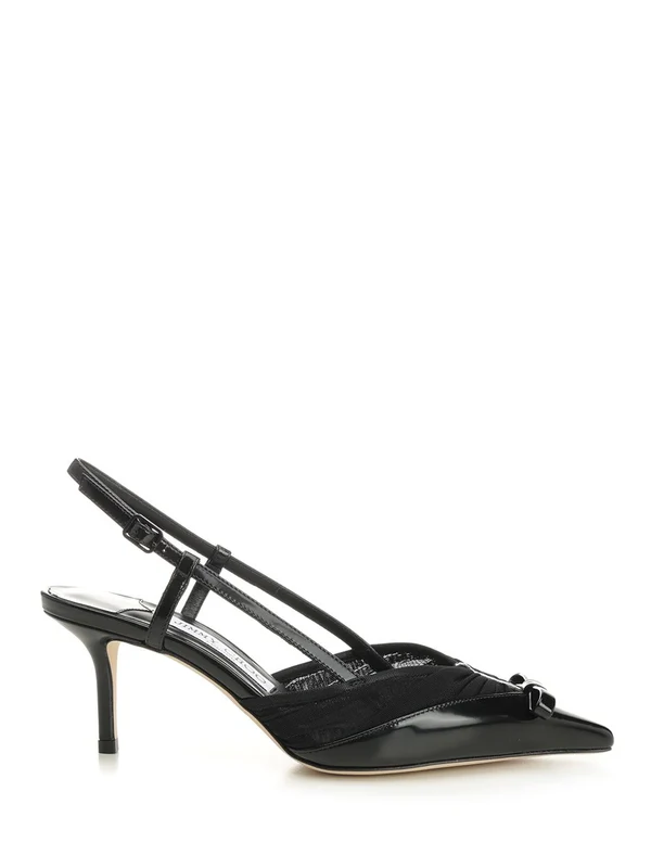 Jimmy Choo Black Slingback Heels