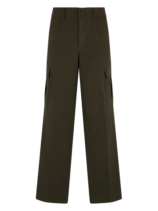 Dries Van Noten Green Casual Pants